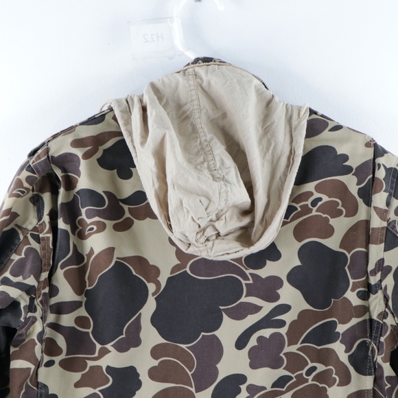 Vintage 80s Hooded Camouflage Hunting Jacket - Picture 9 of 11